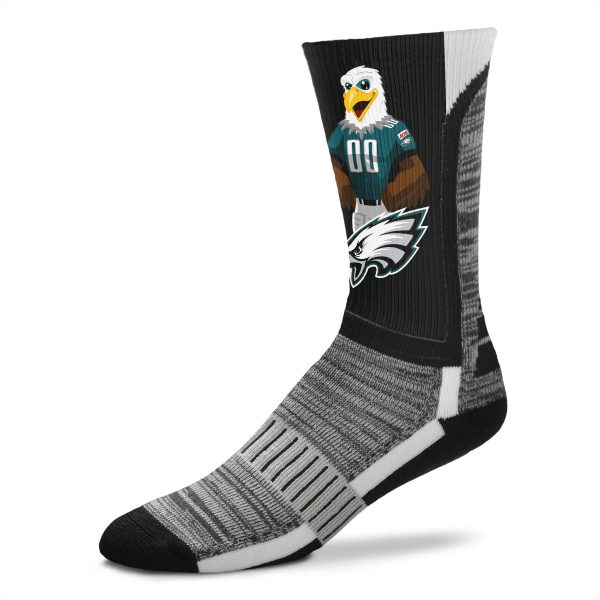 Philadelphia Eagles DyeNamic Mascot Socks Online Hot Sale - Image 4