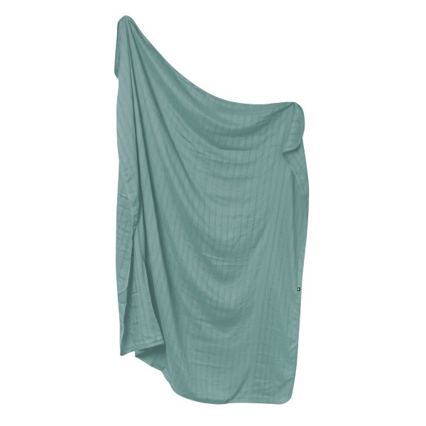 Bamboo Muslin Swaddle Blanket in Pine Online now