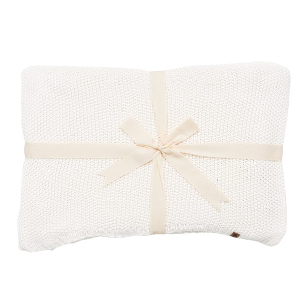 Chunky Knit Youth Blanket in Cloud Cheap