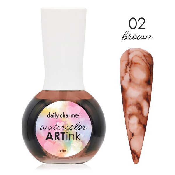 Daily Charme Watercolor Art Ink   02 Brown For Discount